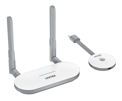 Akcesoria UNITEK Bezprzewodowy nadajnik i odbiornik HDMI zasięg do 50m